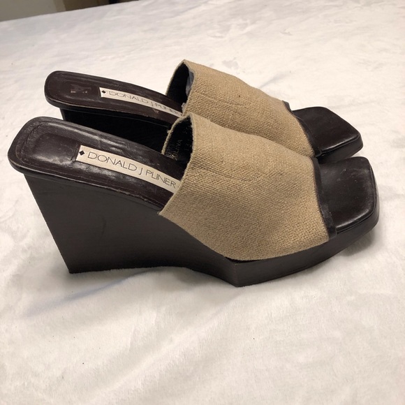 Donald J. Pliner Shoes - Donald J Pliner Platform Wedge Heeled Sandals